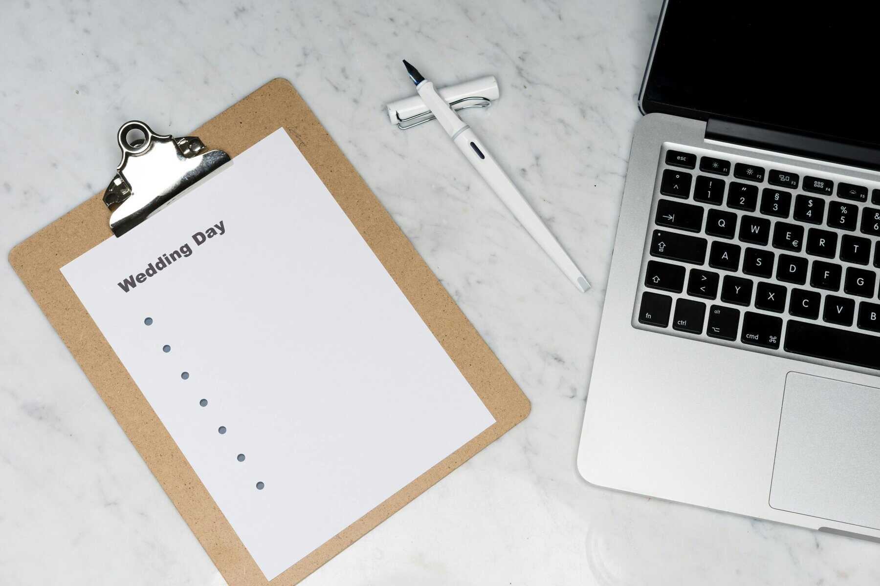 Small Wedding Planning Checklist